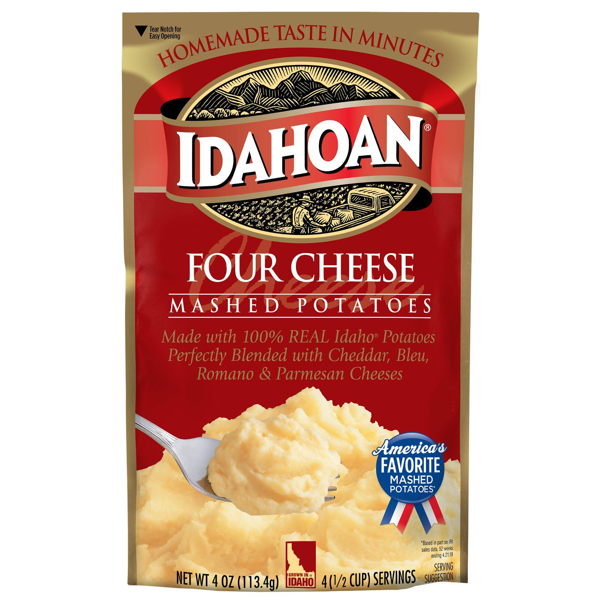 Idahoan Four Cheese Mashed Potatoes - 4oz