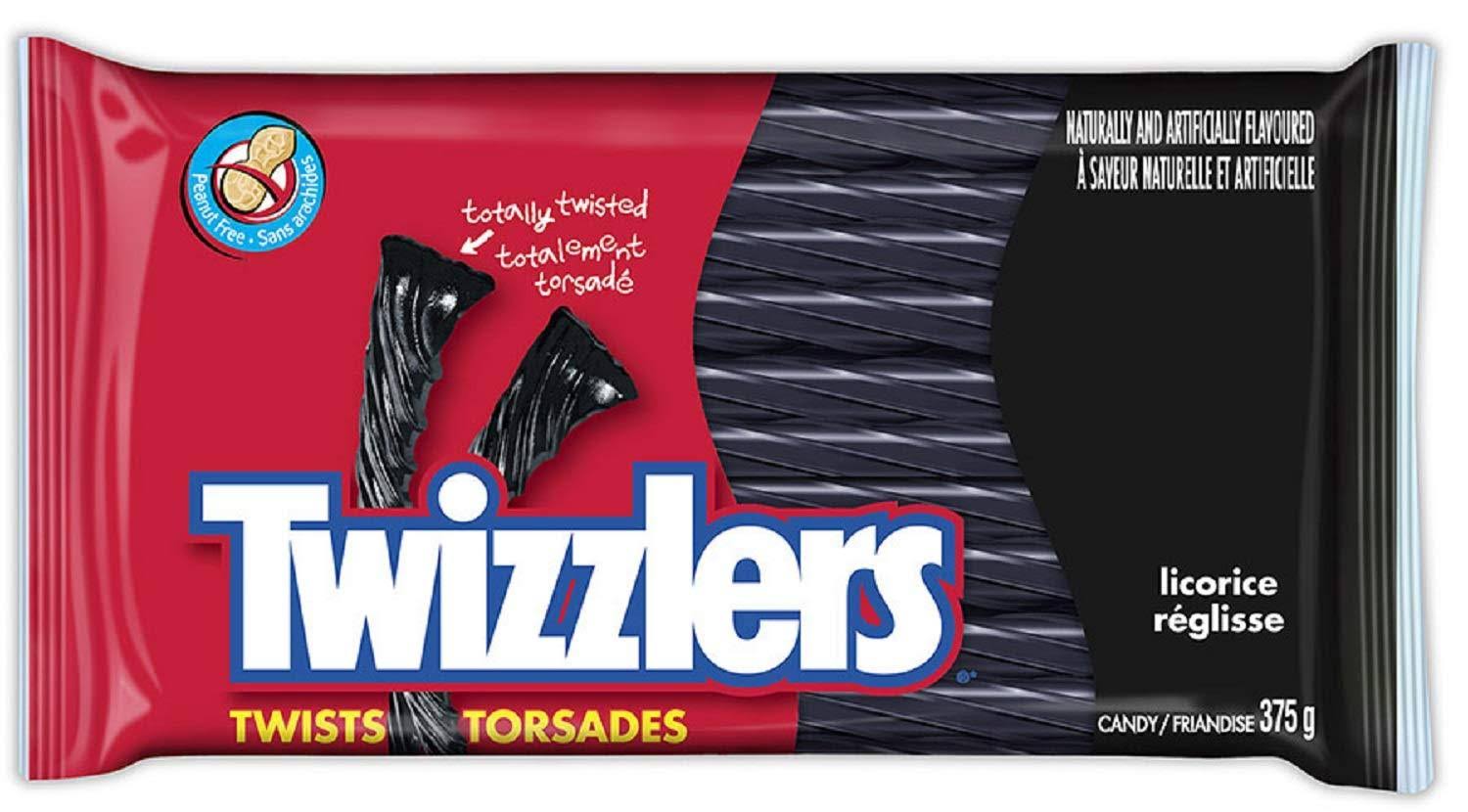 Twizzler Twizzlers - Black Licorice, 375g