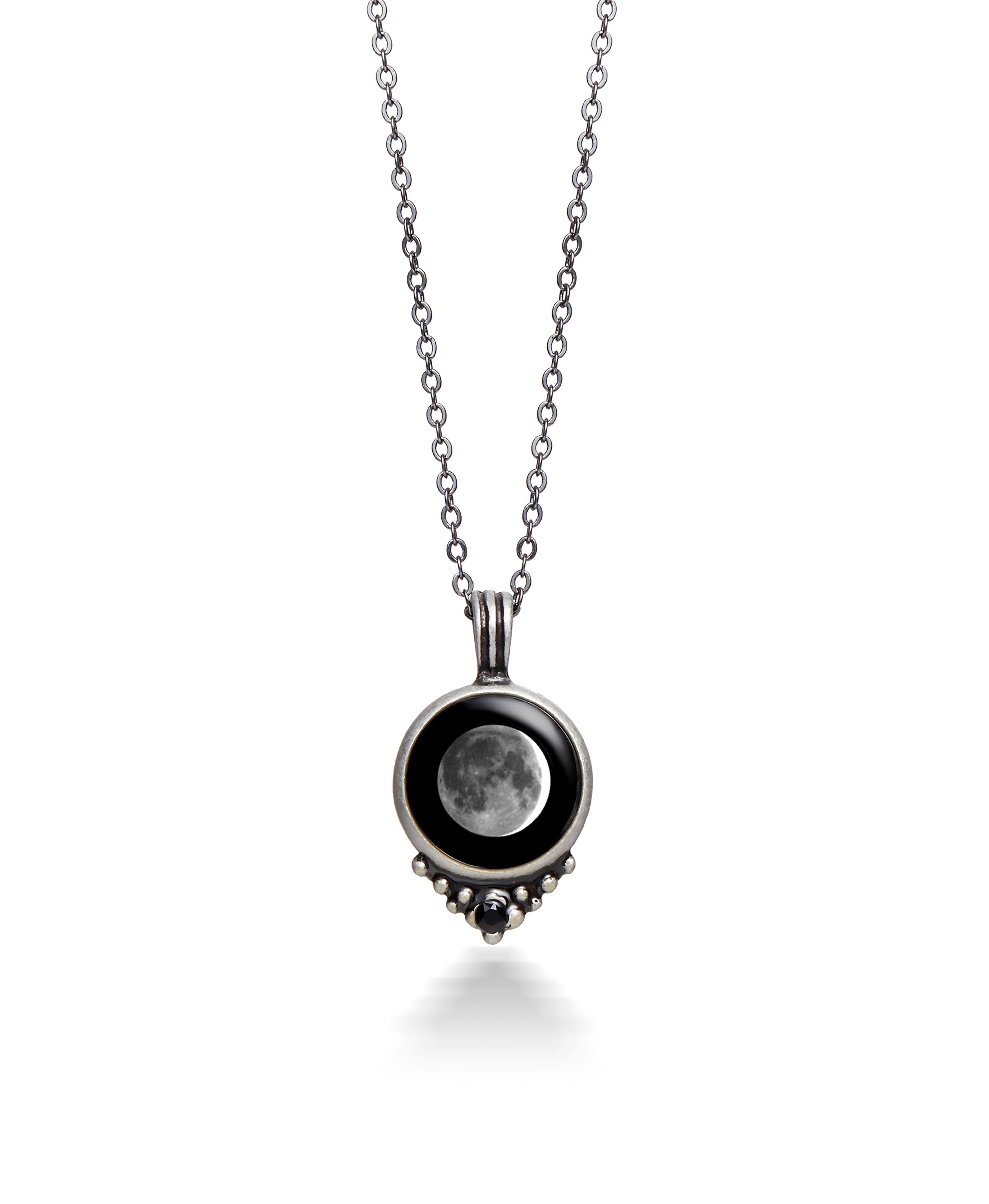 Moonglow Classic Pewter Necklace CA