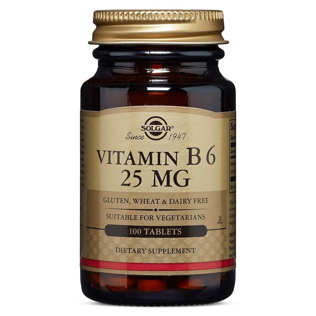 Solgar Vitamin B6 Supplement - 100 Tablets