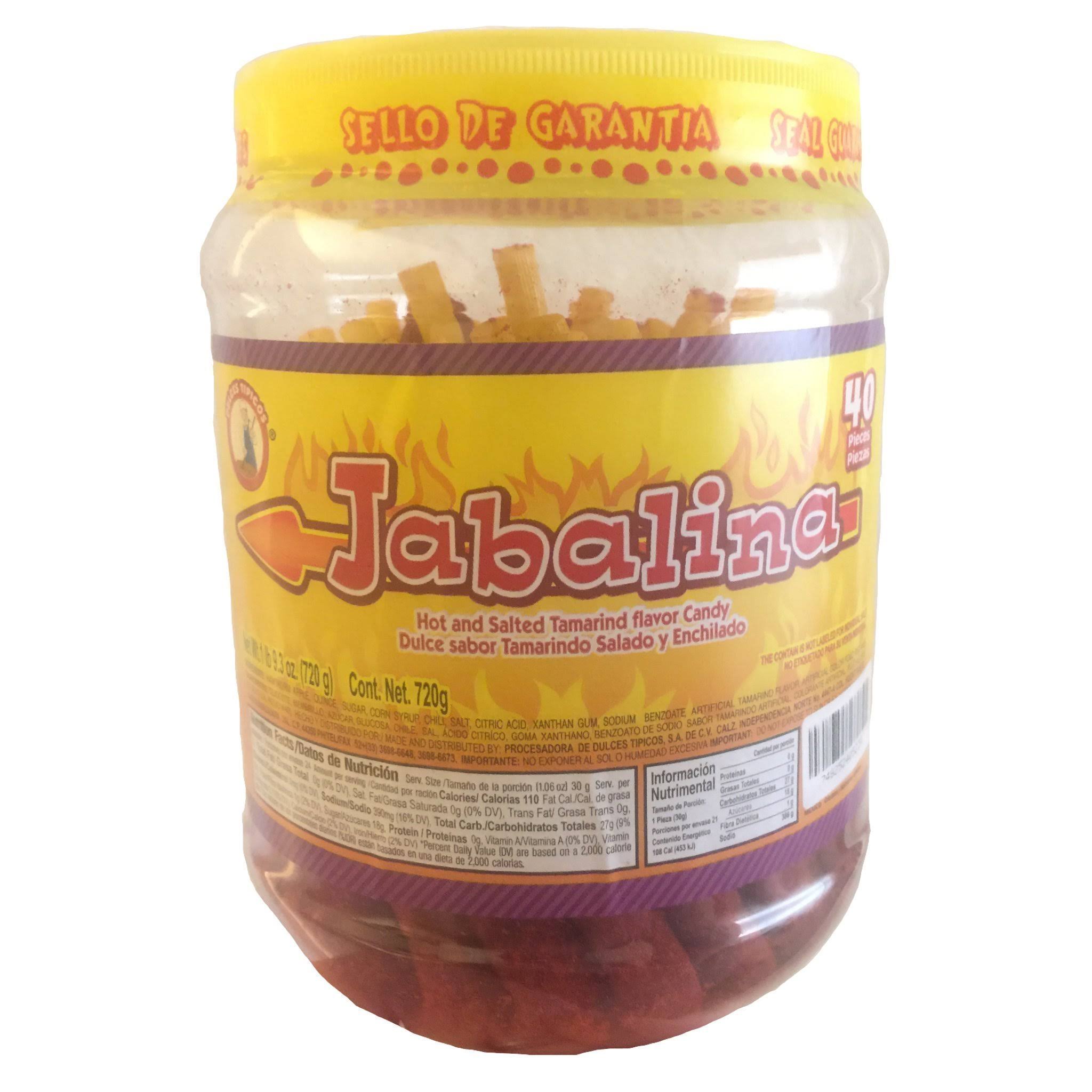 Jabalina Hot and Salted Tamarind Flavor Candy