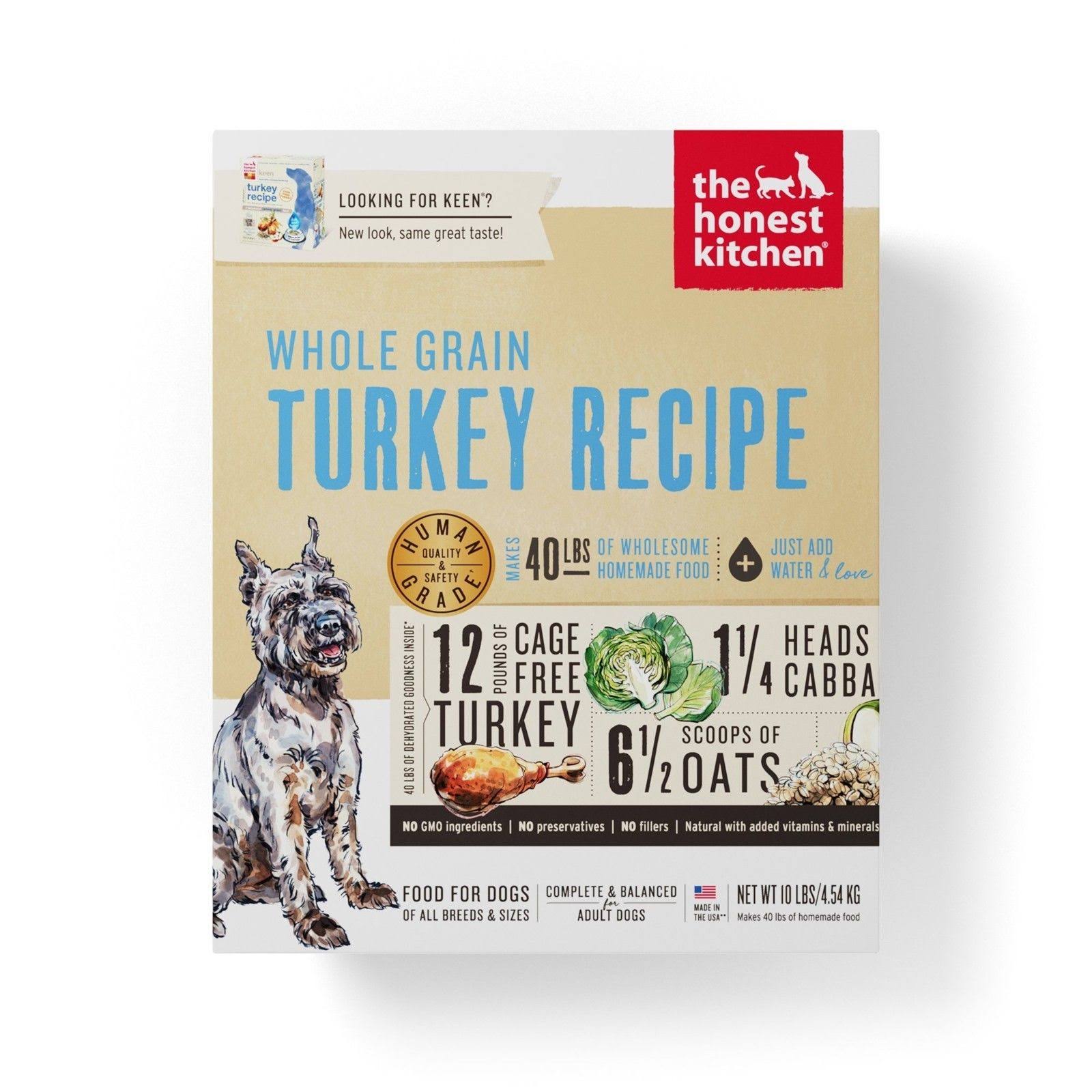 The Honest Kitchen Keen? Dehydrated Dog Food Turkey - 10 lbs