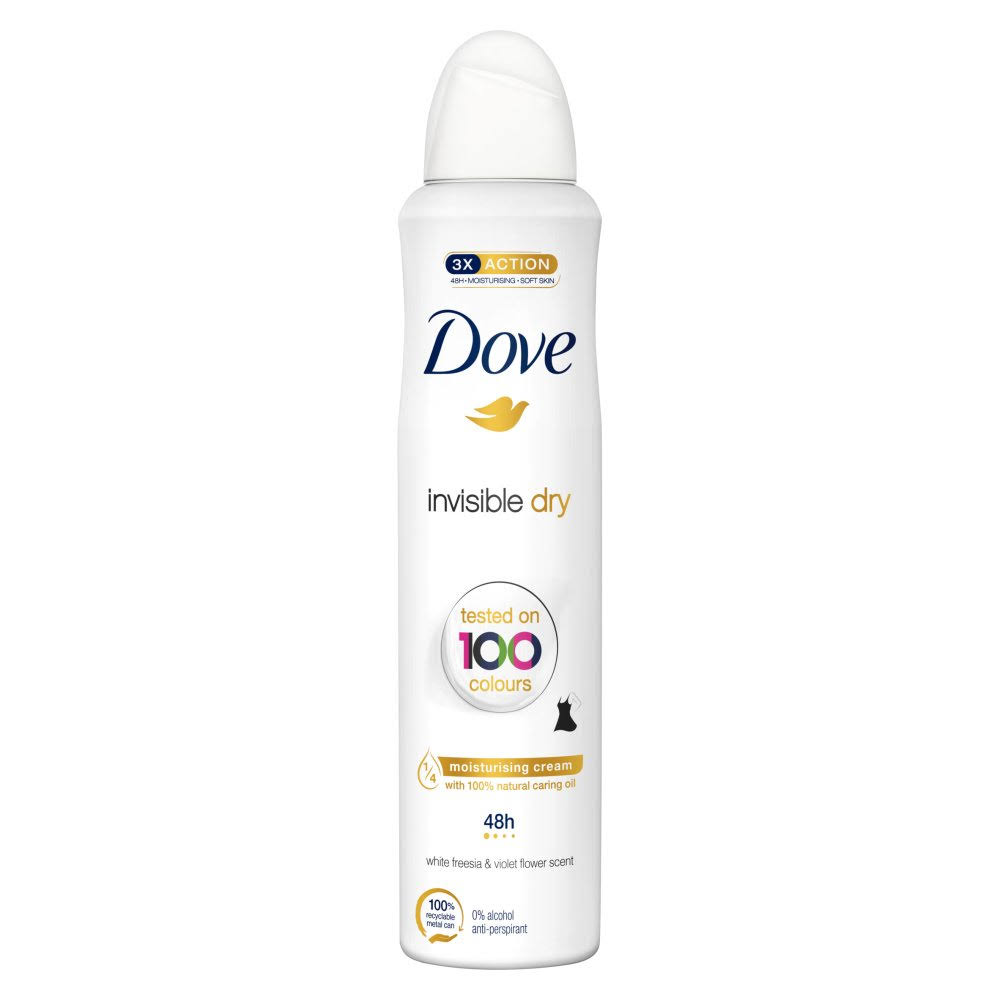 Dove Invisible Dry Aerosol Anti Perspirant Deodorant - 250ml