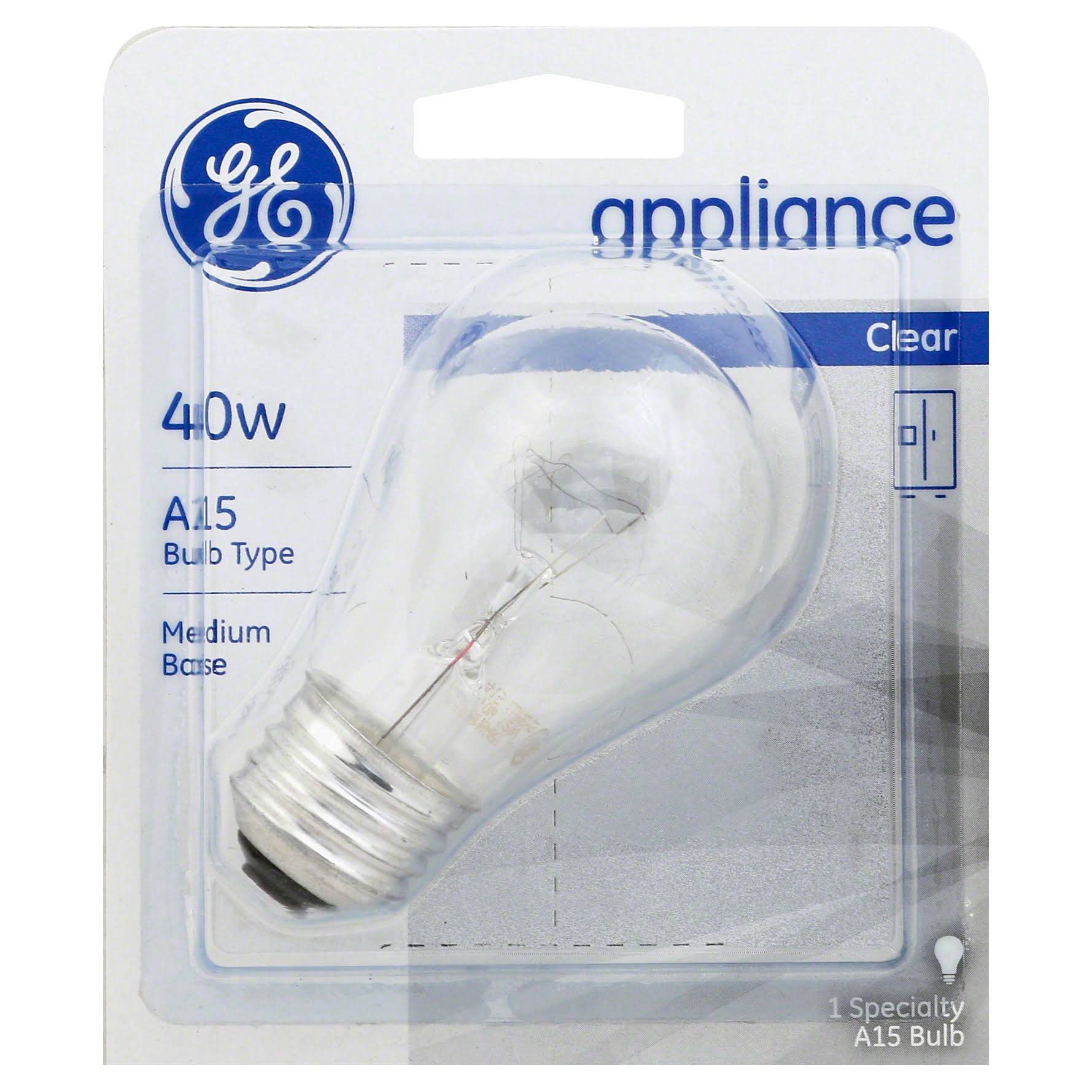 Ge Lighting Light Bulb - 40W, Medium Base, Clear