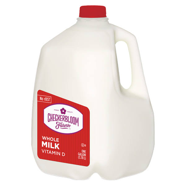 Checkerbloom Farms Whole Milk - 128 fl oz