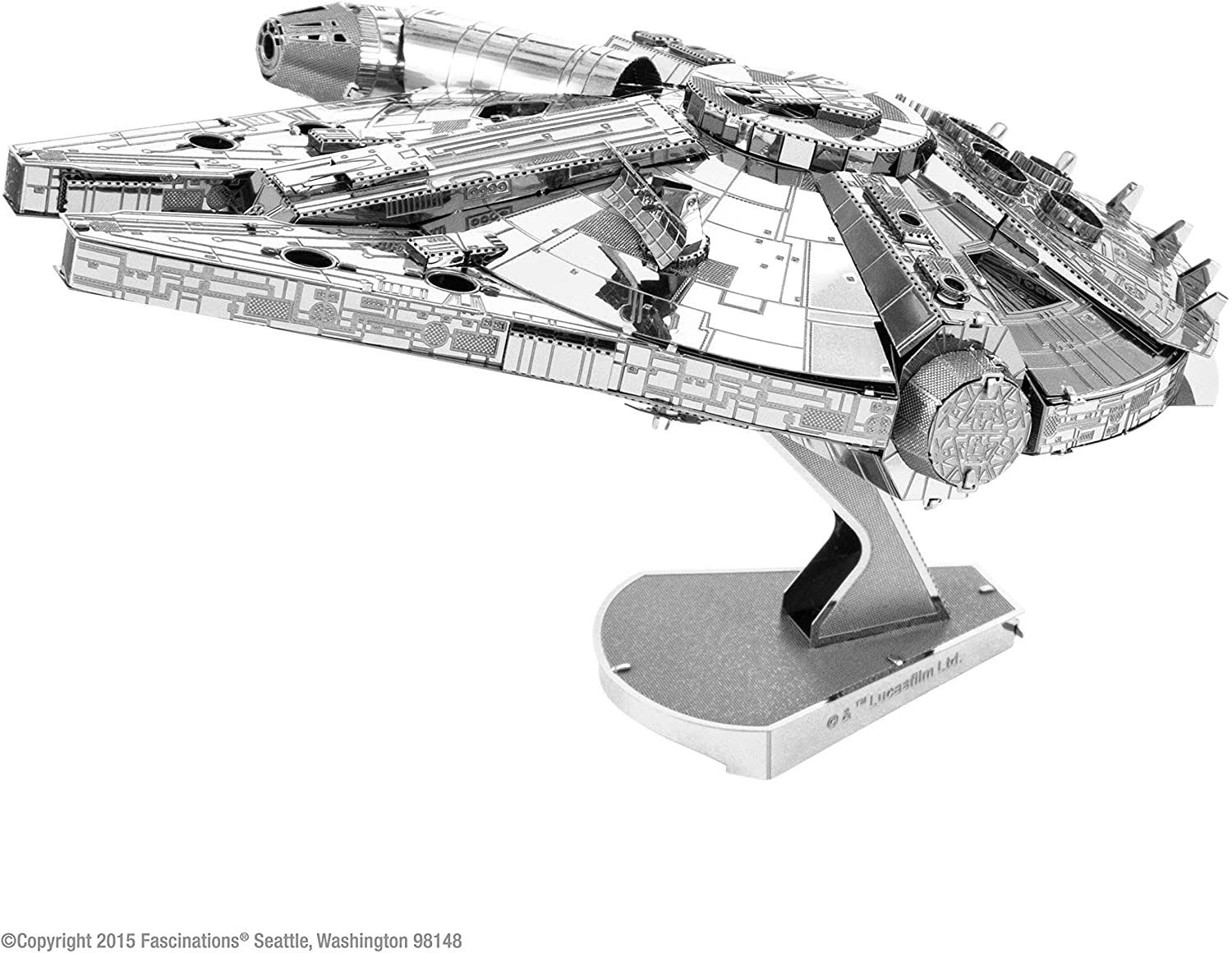 Fascinations Iconx Star Wars Millennium Falcon Premium Series 3d Metal Model Kit