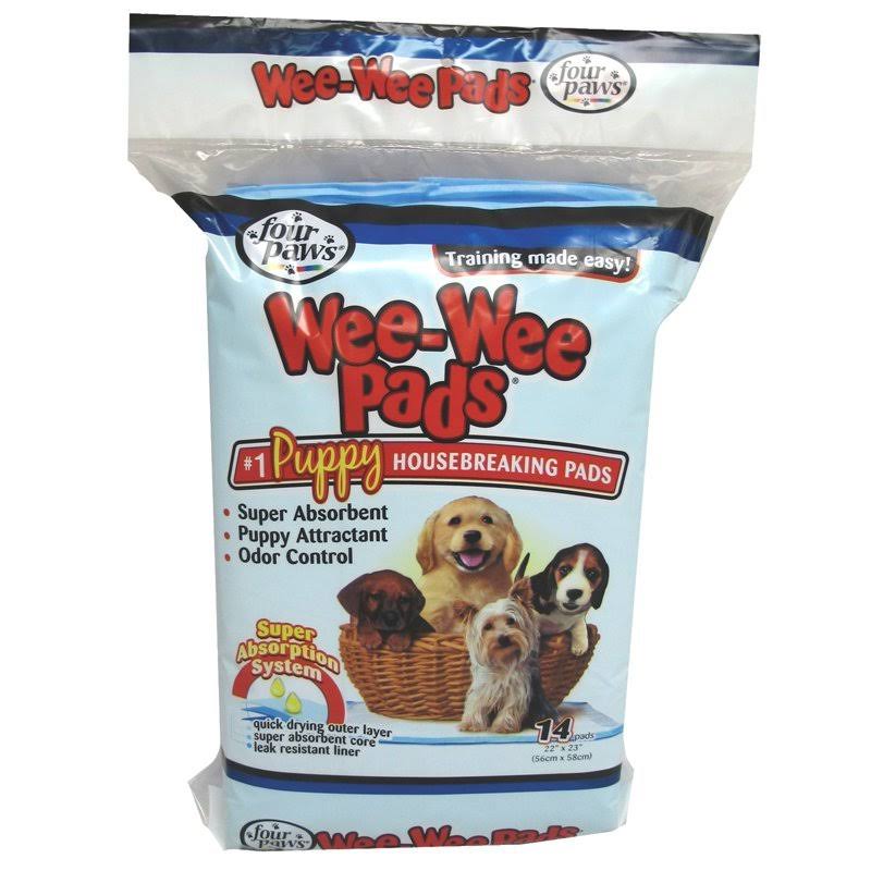 Four Paws Wee Wee Pads for Puppies, Assorted Color, XL