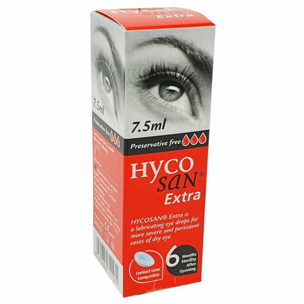 Hycosan Extra Lubricating Eye Drops - 7.5ml