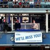 Photos: Dodgers honor legendary broadcaster Vin Scully in pregame ceremony
