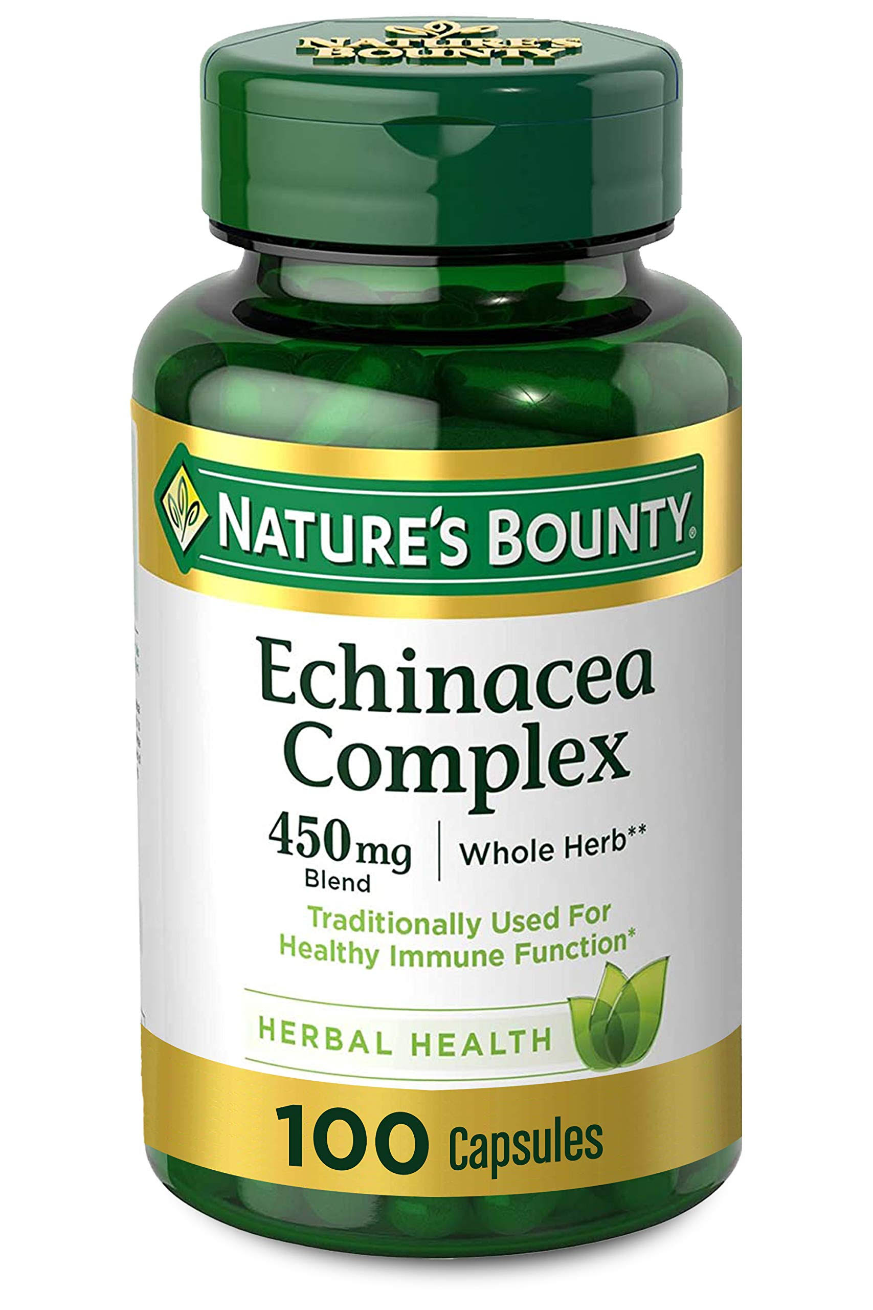 Nature's Bounty Echinacea Complex Supplement - 450mg, 100 Capsules