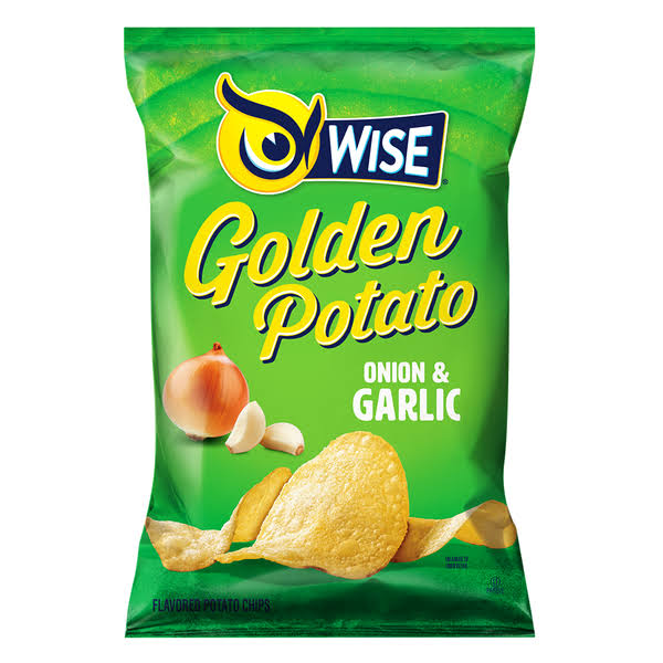 Wise Onion & Garlic Flavored Potato Chips - 3.25 oz