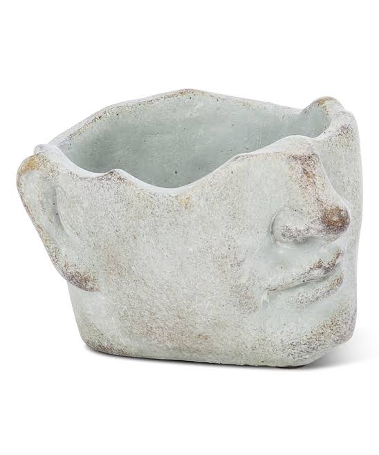 Abbott Gray Tilted Face Small Planter One-Size