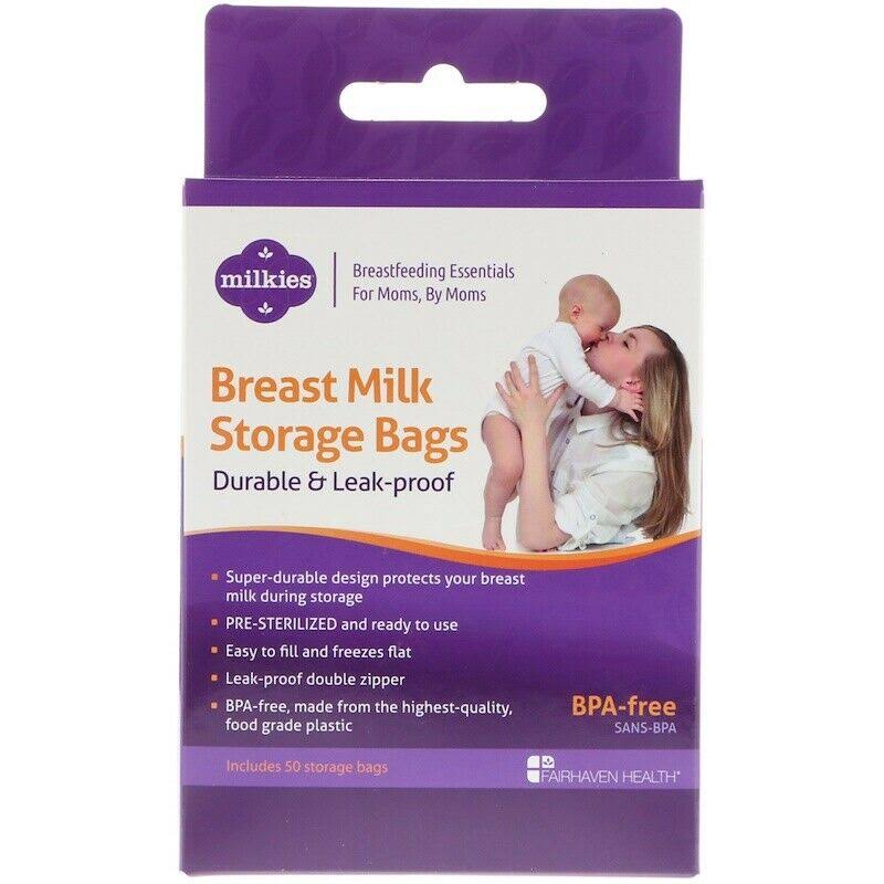 Milkies No Break No Leak Breast Milk Storage Bags - 50ct