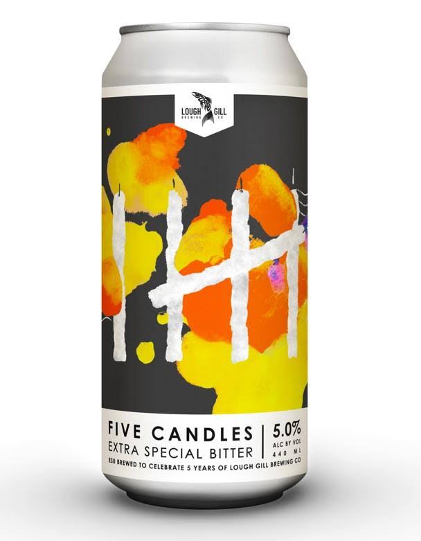 Lough Gill - Five Candles Extra Special Bitter 5.0% ABV 440ml Can