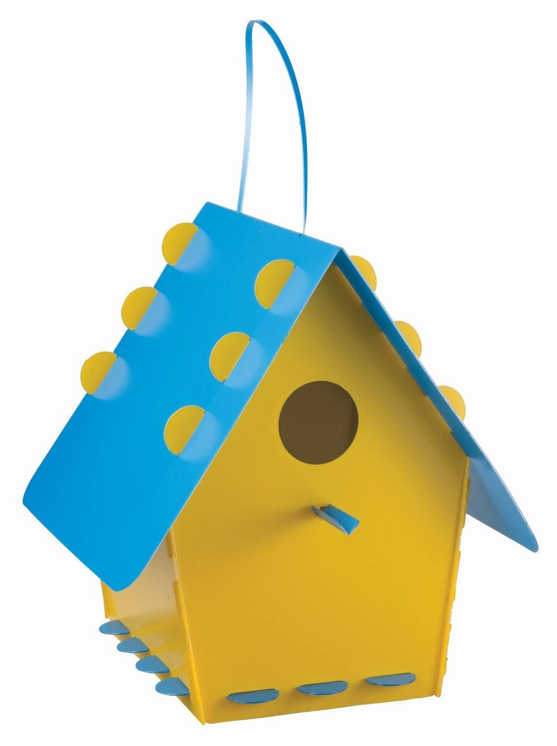 Tweet Tweet Home Bird House - Yellow/Blue