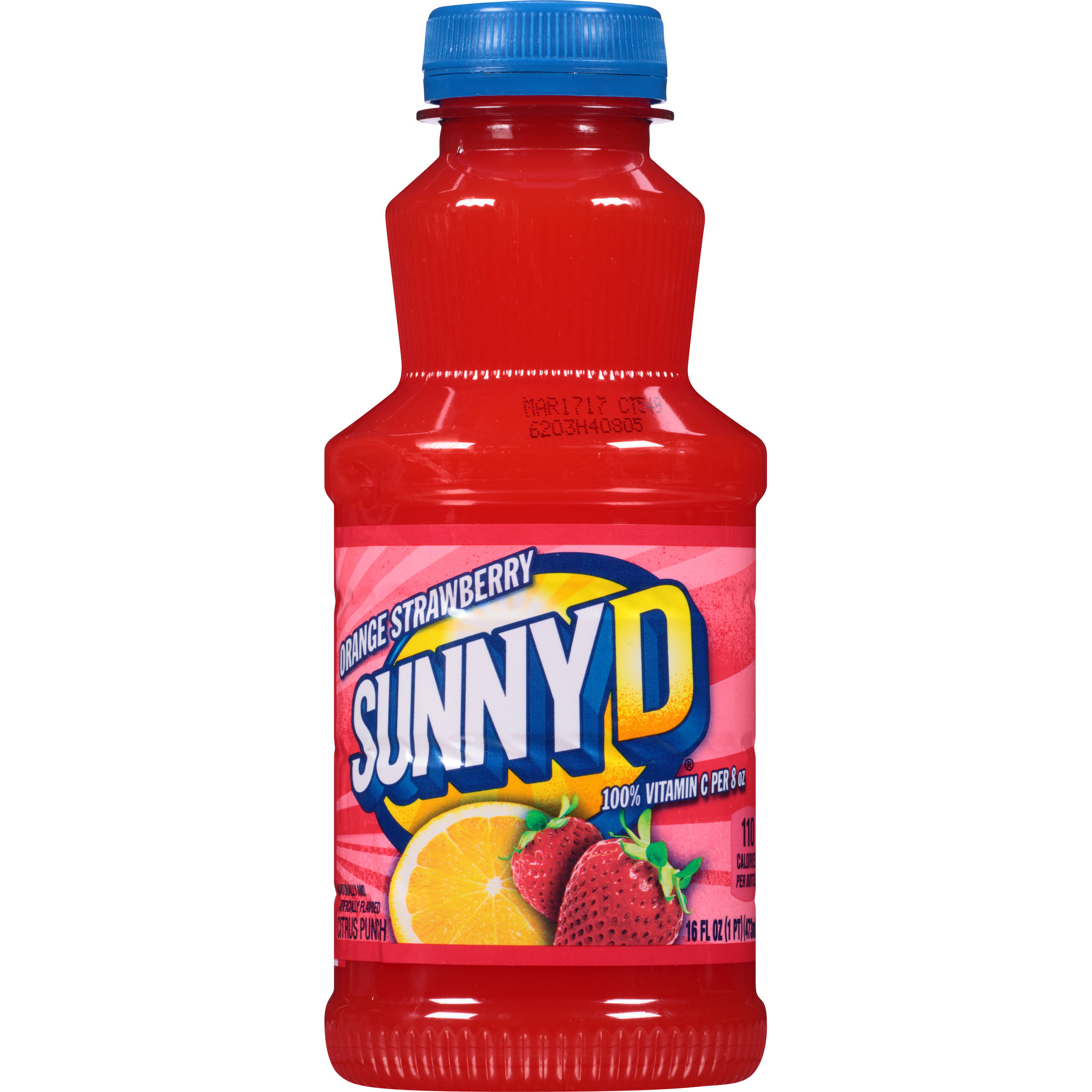 Sunnyd Citrus Punch - Orange Strawberry, 16oz