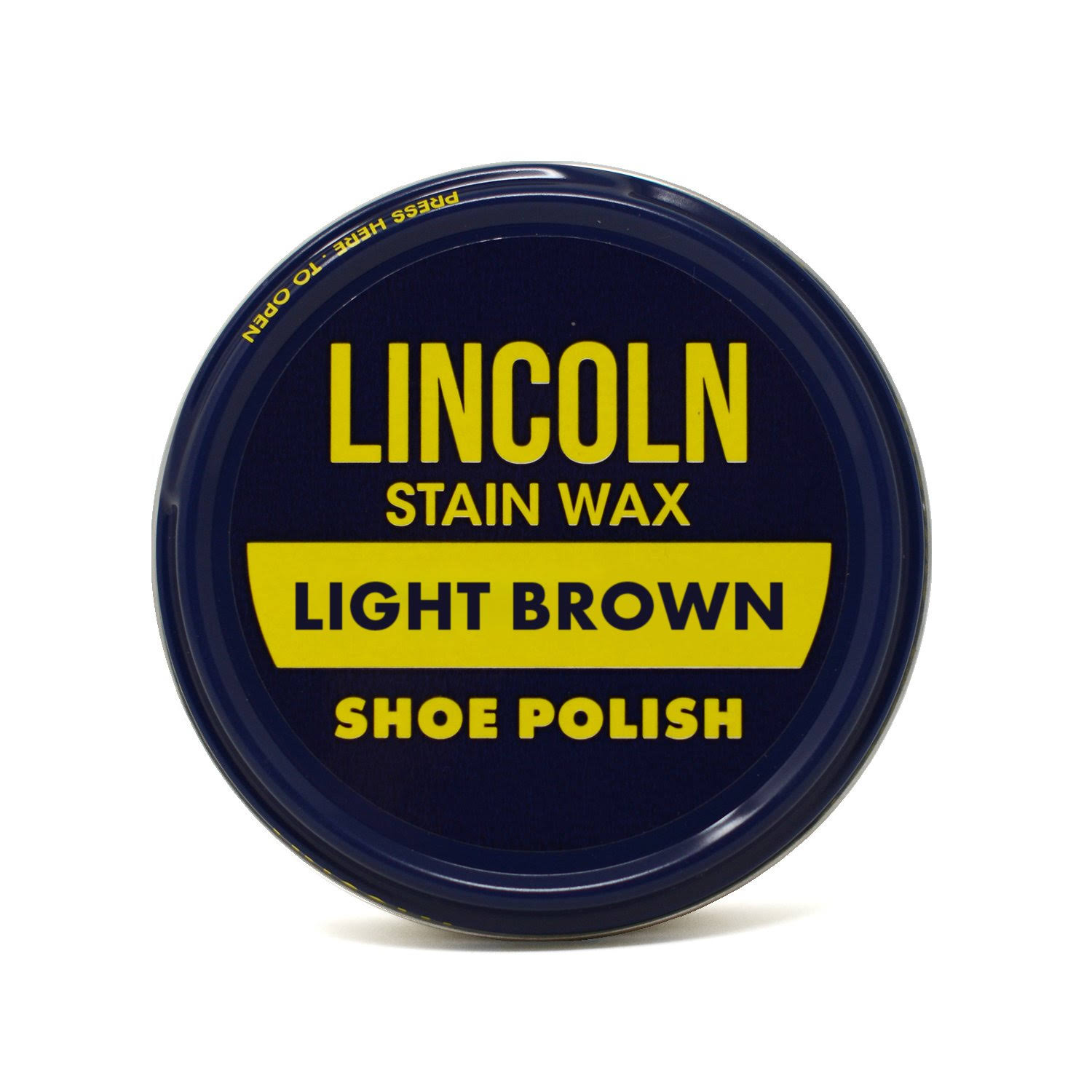 Lincoln Shoe Wax Polish 3 Fl Oz (Light Brown)