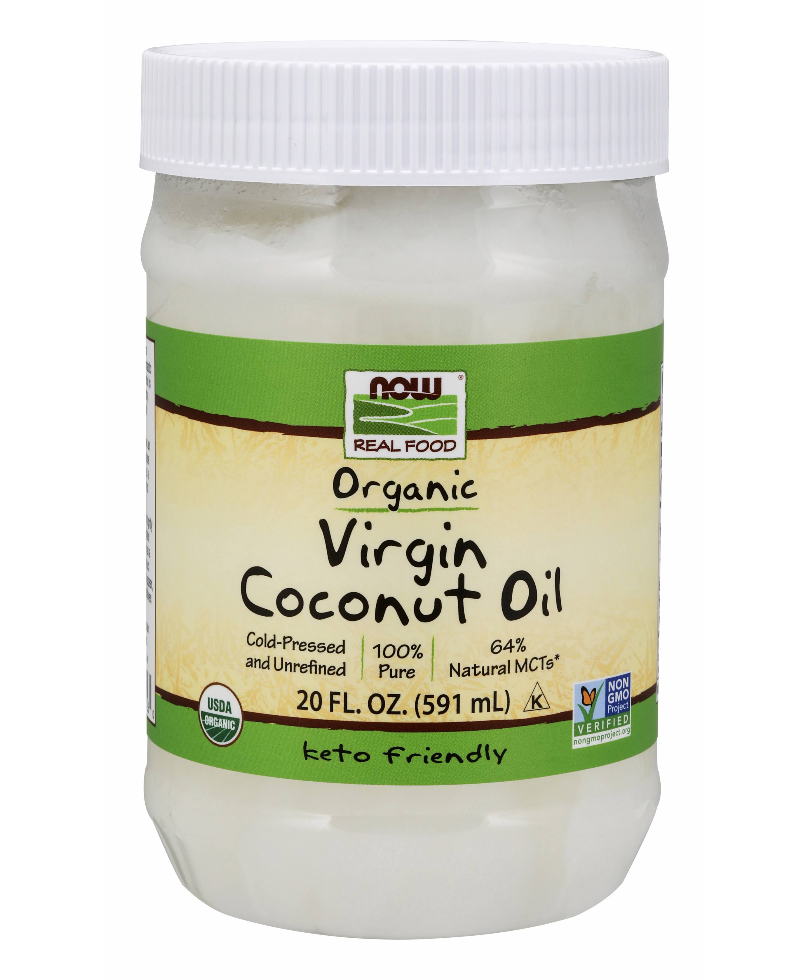 Now Foods Organic Virgin Coconut Oil - 20 fl oz jar