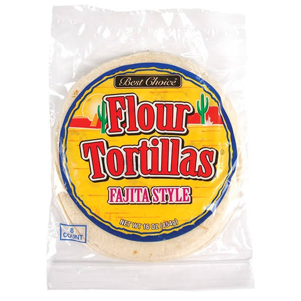 Best Choice Fajita Style Flour Tortillas