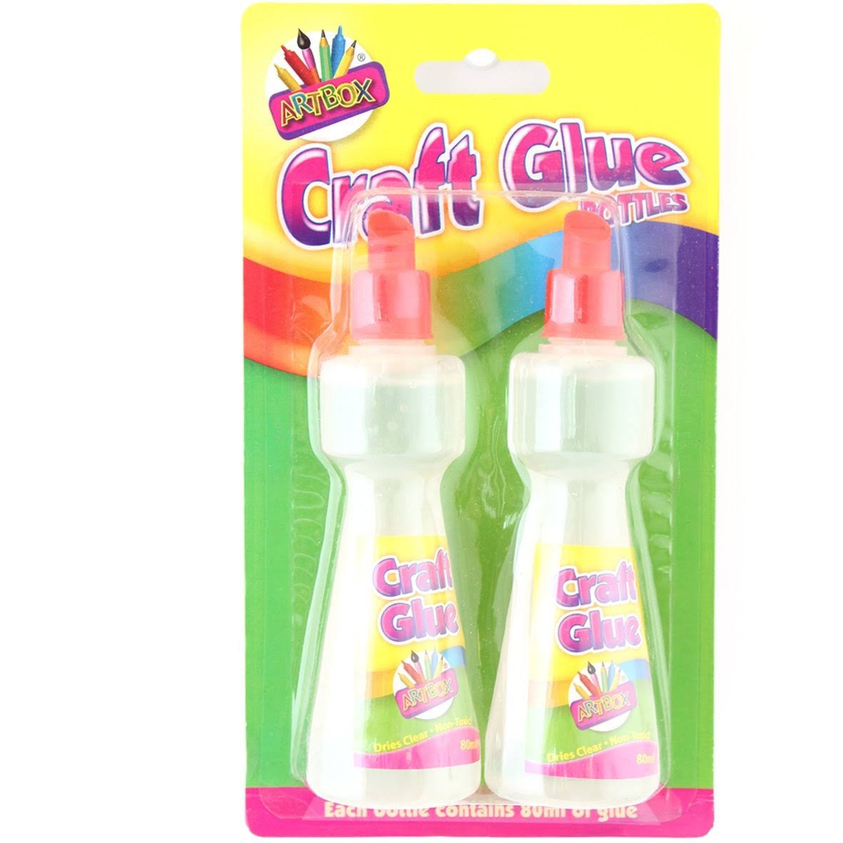 Artbox Craft Glue Bottle - 2x80ml