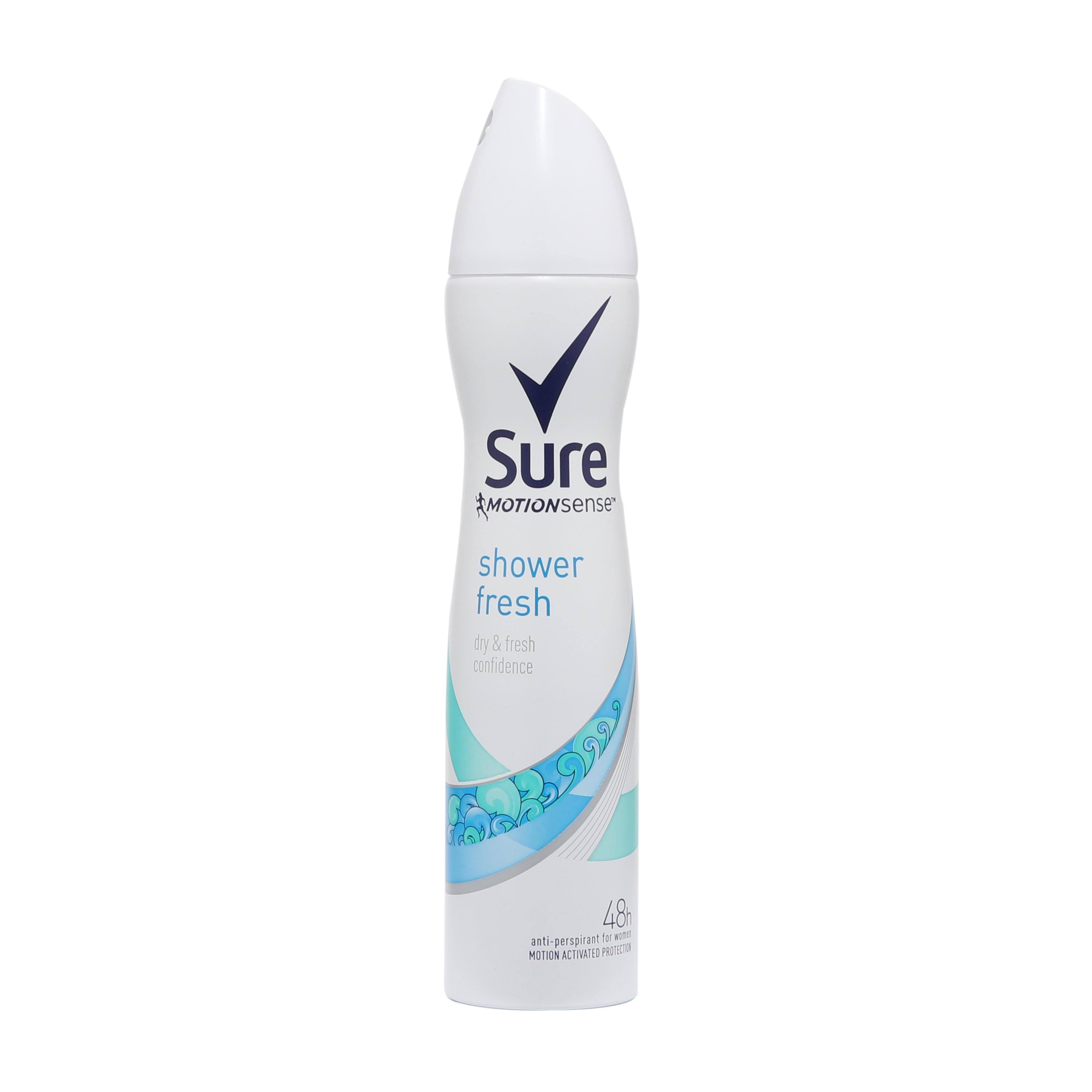 Sure Women Shower Fresh Anti Perspirant Deodorant Spray - 250ml