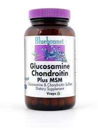 Bluebonnet Nutrition - Glucosamine Chondroitin Plus MSM - 60 Vegetable