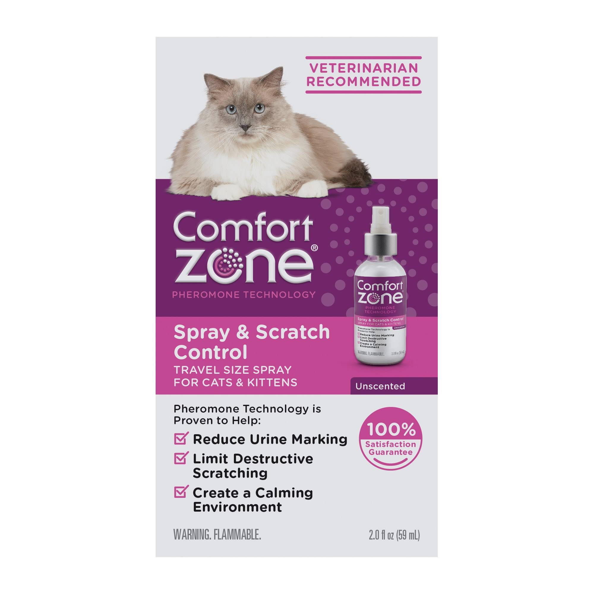 Comfort Zone Cat Calming Spray - 2oz