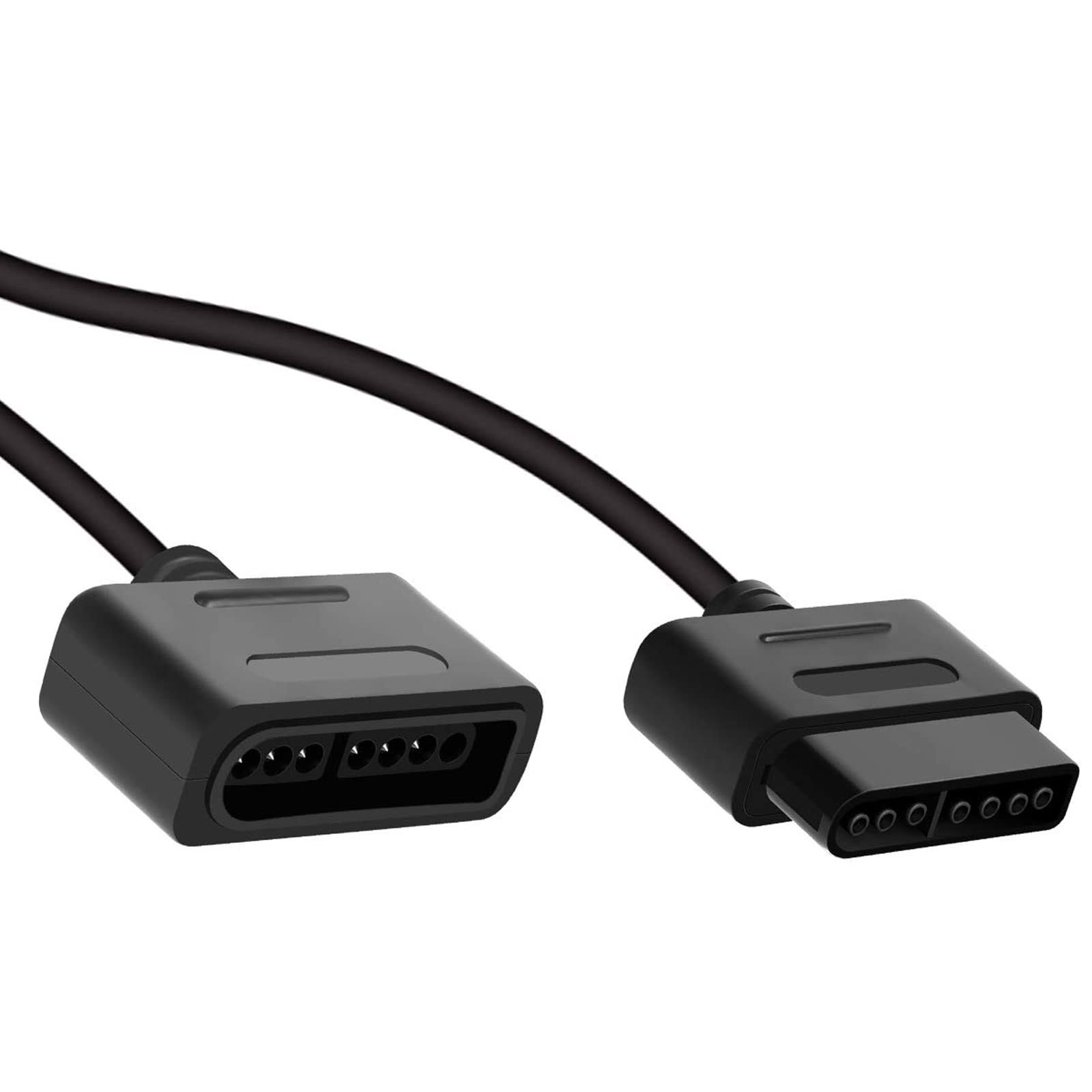2Pack 6 FT/1.8m SNES Controller Extension Cable for Retro-Bit Super Nintendo SNES Controller