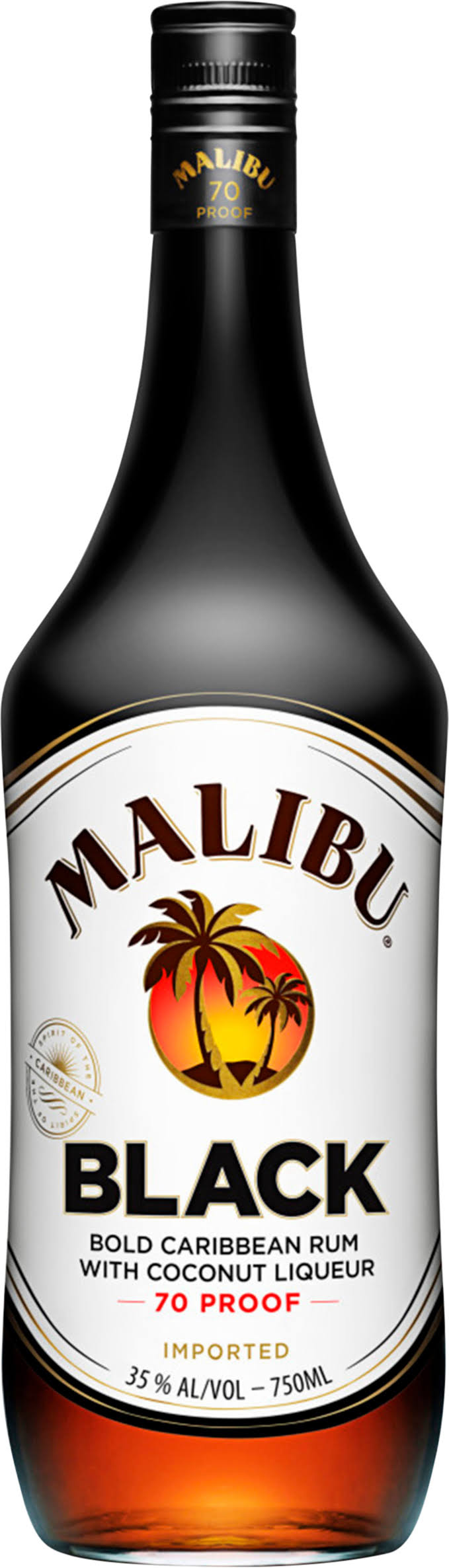 Malibu Black Rum - 750ml