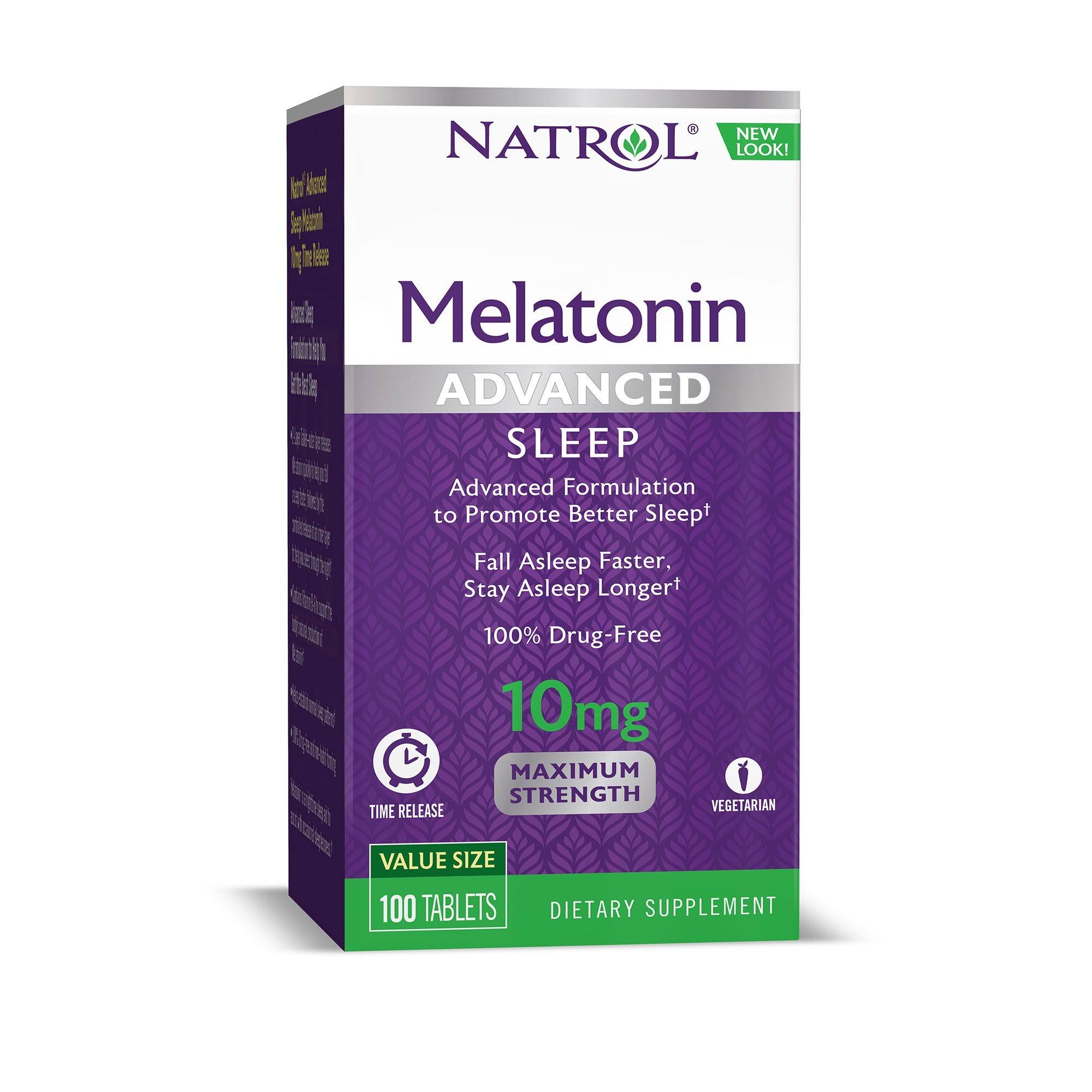 Natrol Advanced Sleep Melatonin Dietary Supplement - 10mg, 100ct