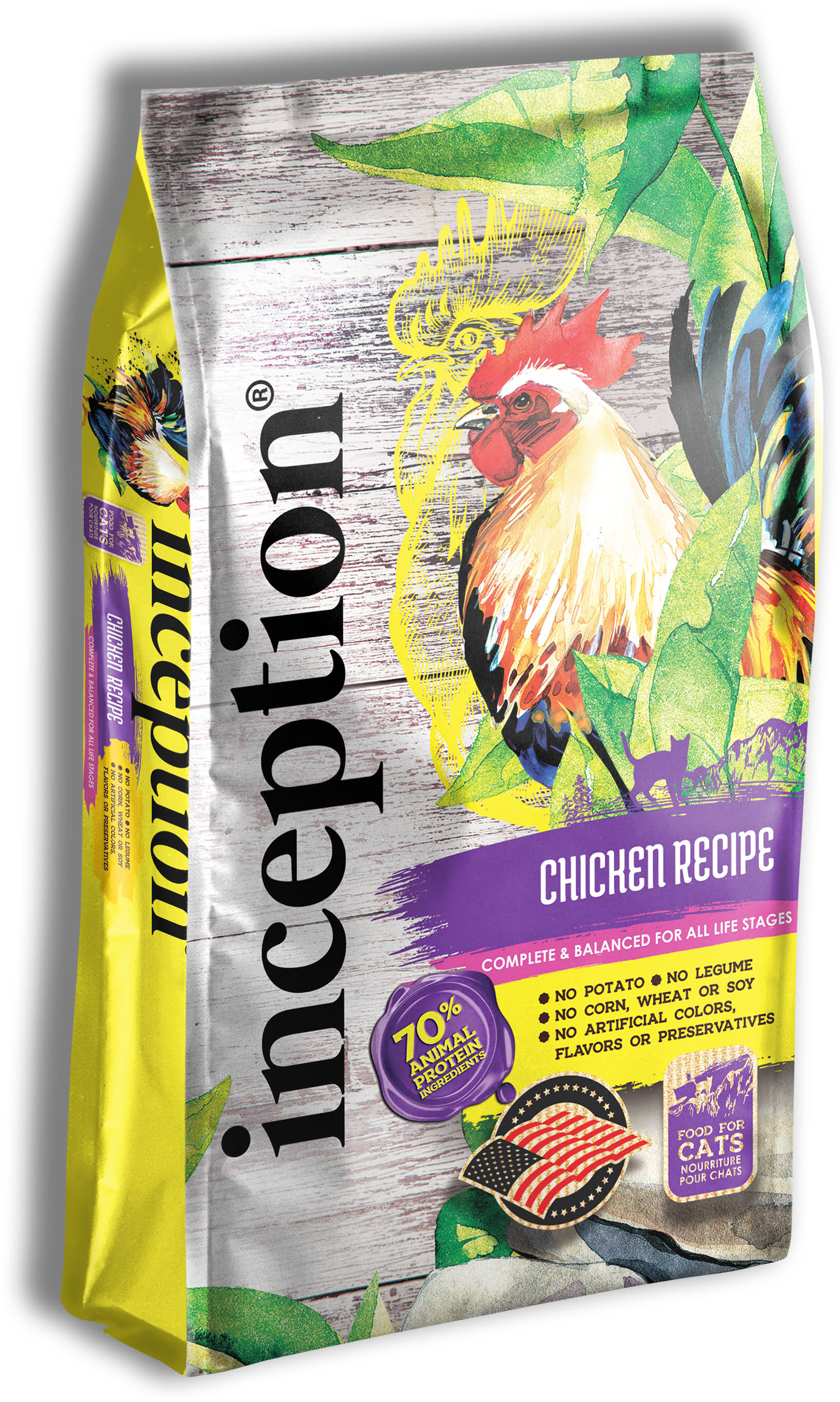 Inception Chicken Recipe Dry Cat Food - 13.5 lb. Bag