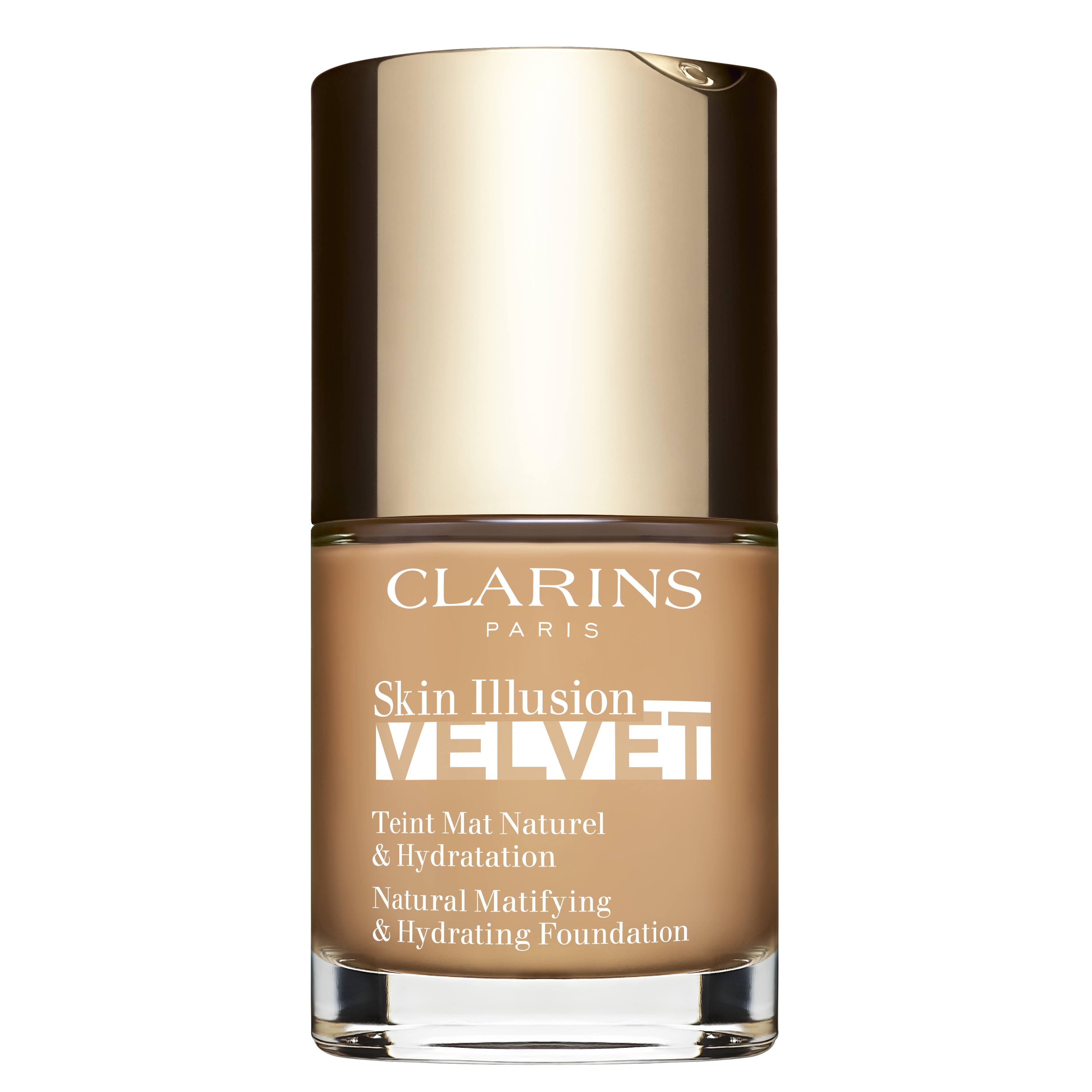 Clarins 1 oz Skin Illusion Velvet Foundation #108.5W Cashew