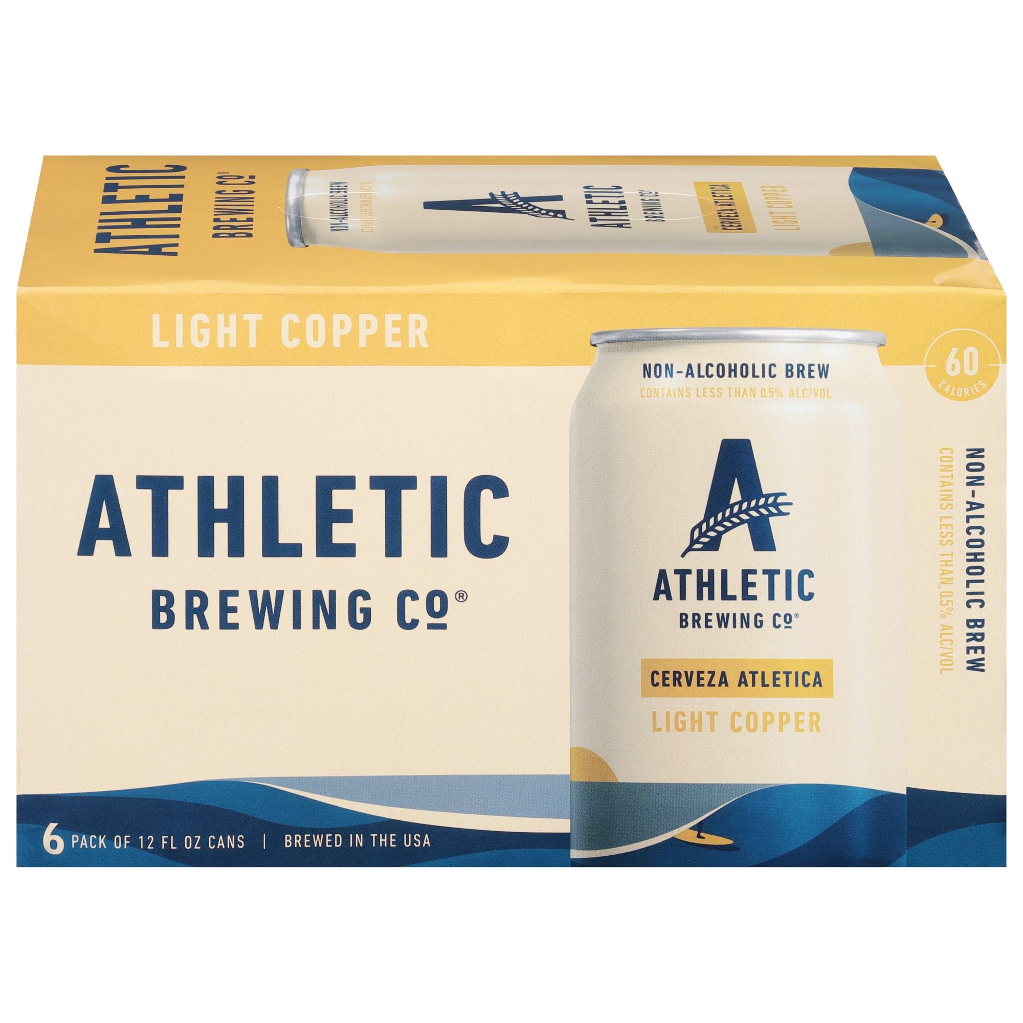 Athletic Brewing Co. Cerveza Atletica, Light Copper - 12.0 fl oz