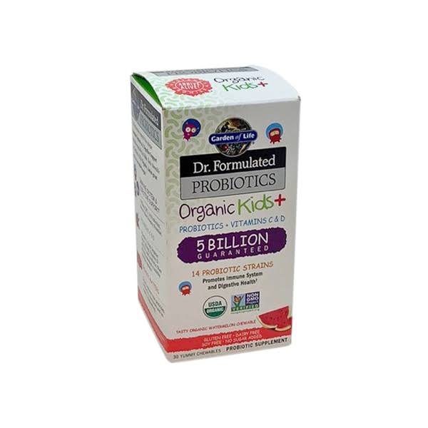 Garden of Life Dr. Formulated Probiotics Organic Kids Watermelon - 30 Chewable
