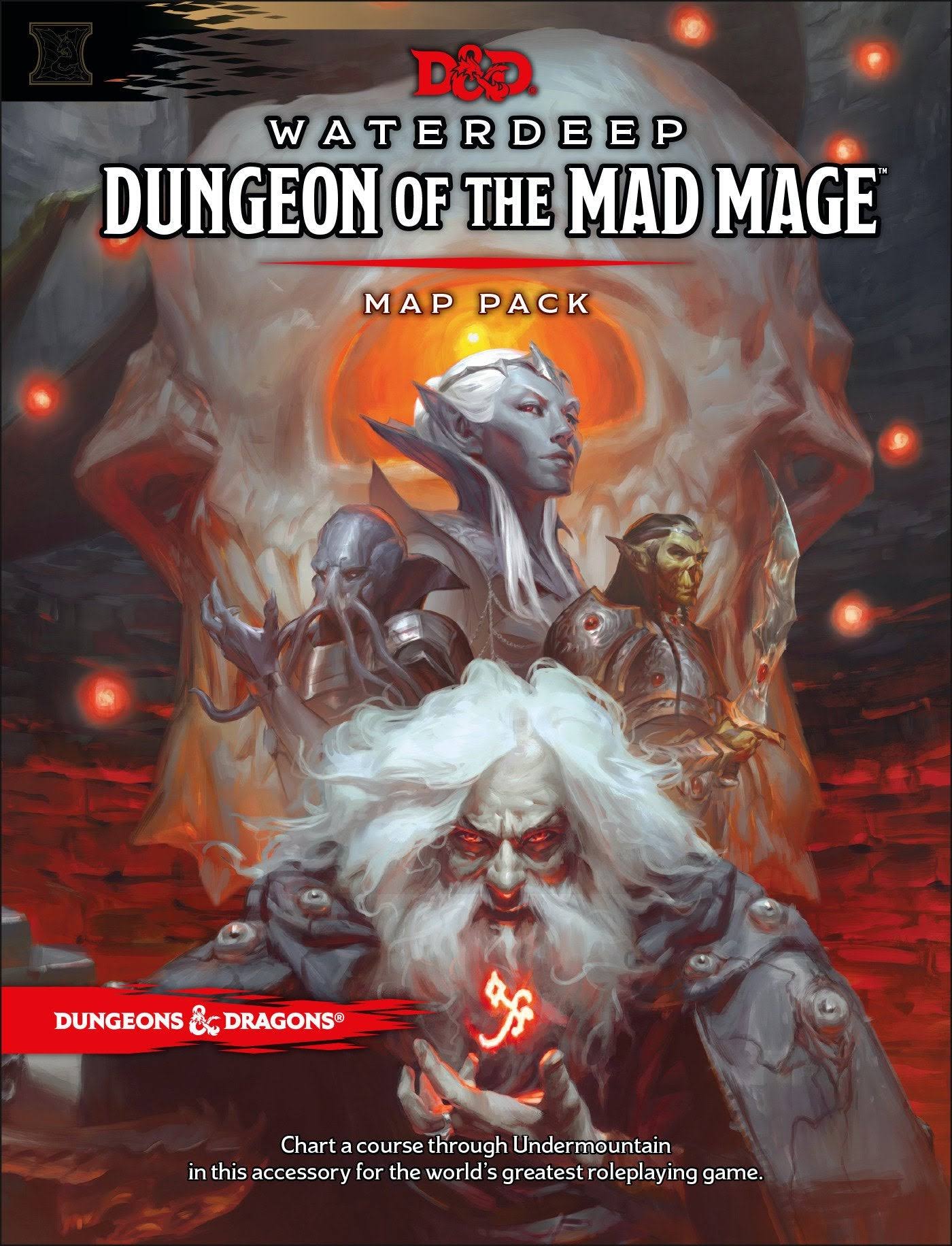 D and D Waterdeep Dungeon of the Mad Mage Map Pack - Wizards RPG Team