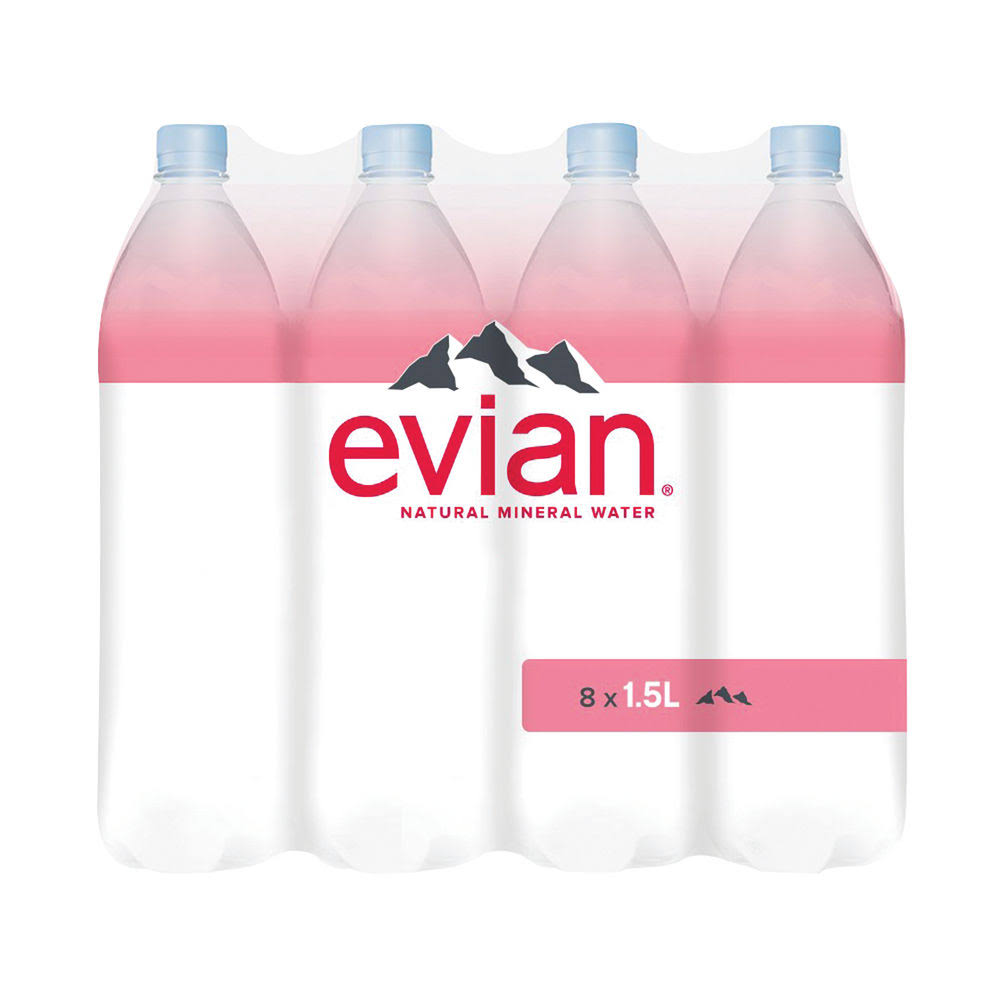 Evian Natural Mineral Water - 1.5L