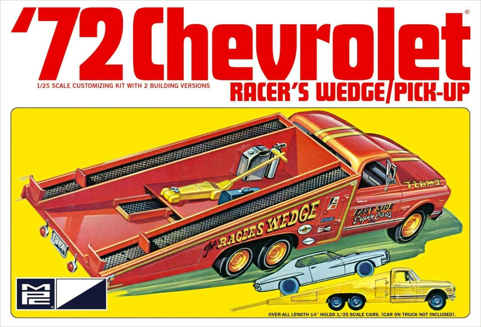 MPC 1972 Chevy Pickup Racer's Wedge 1:25 885 Plastic Model Kit