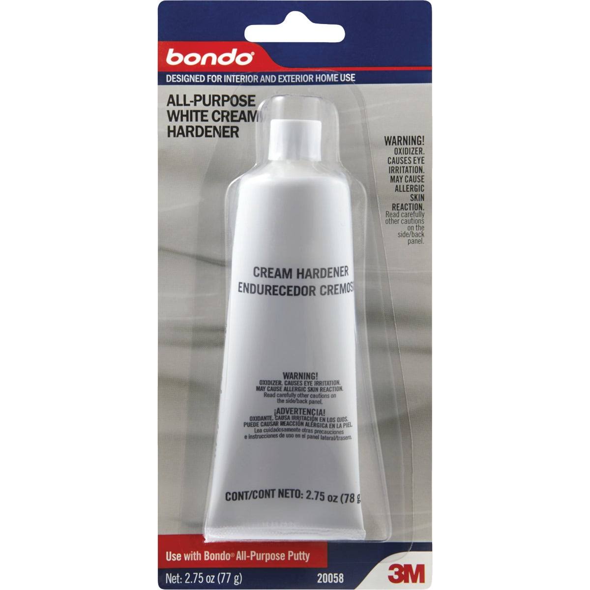 3M Bondo All-Purpose White Cream Hardener - 2.75oz