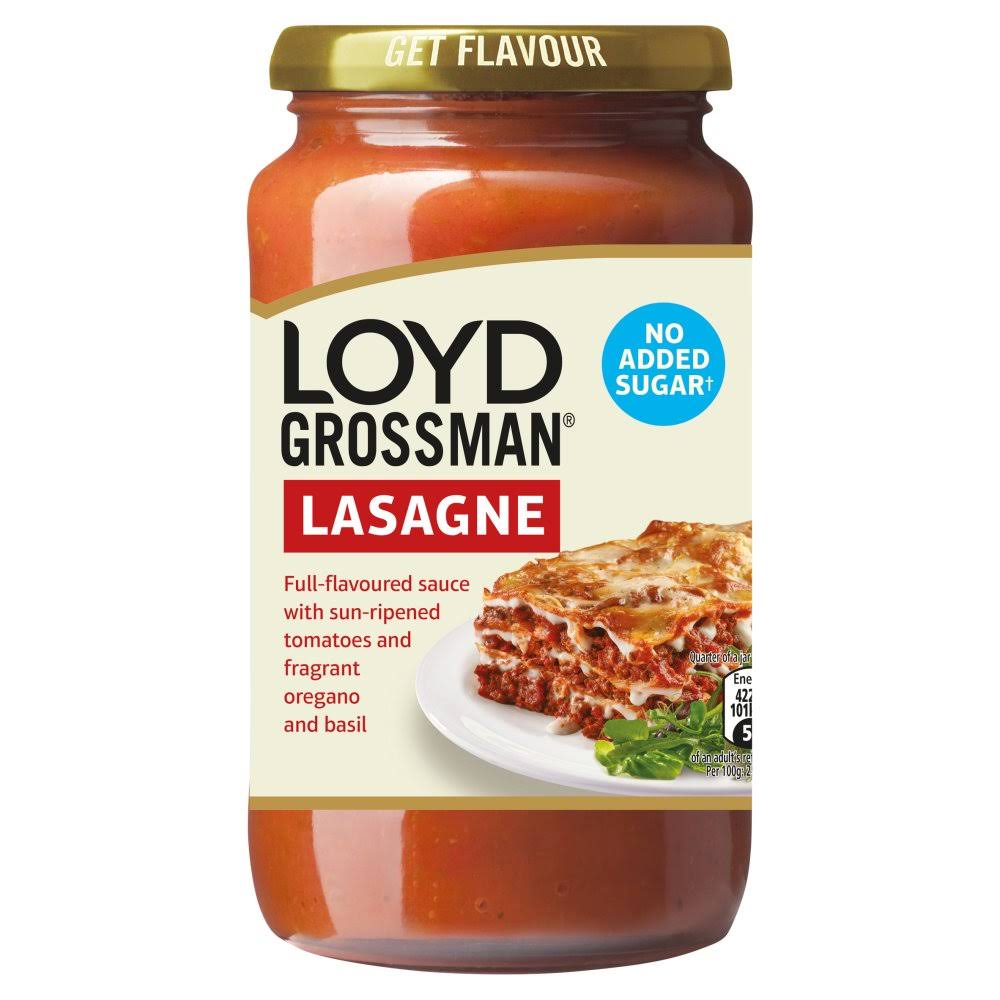 Loyd Grossman No Added Sugar Red Lasagne Sauce 450g