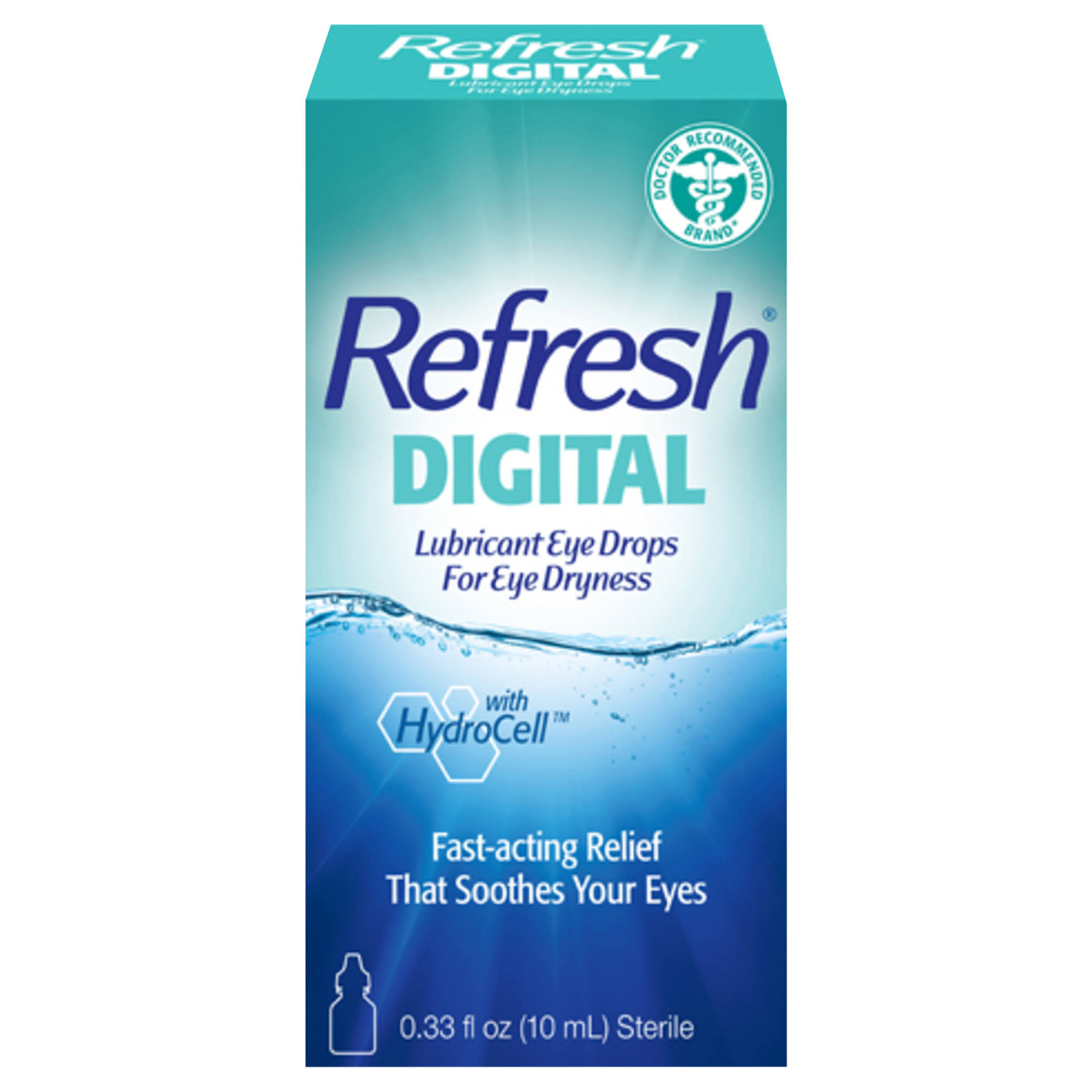 Refresh Lubricant Eye Drops, Digital - 0.33 fl oz