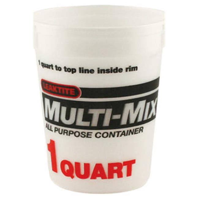 Leaktite Multi-Mix Calibrated Mixing Container - 1 qt