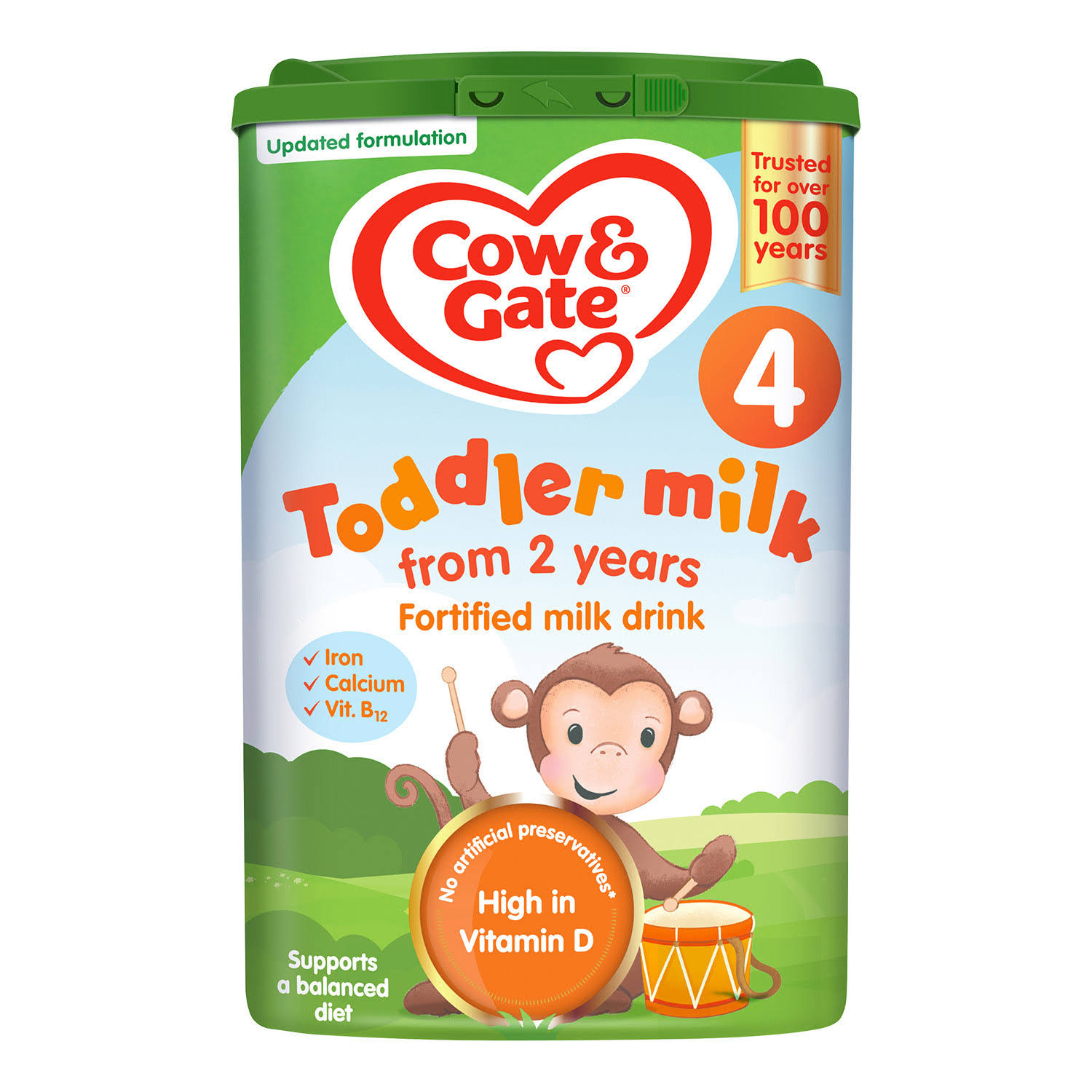 Cow & Gate Growing Up Milk - 800g, 2-3 Years