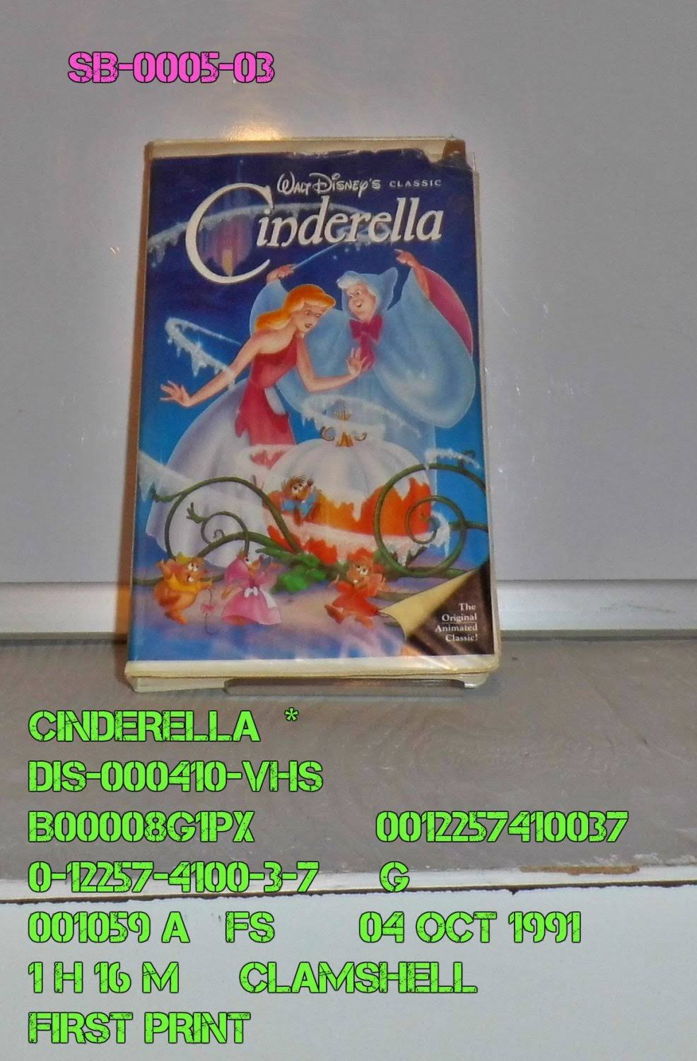 VHS - Cinderella *