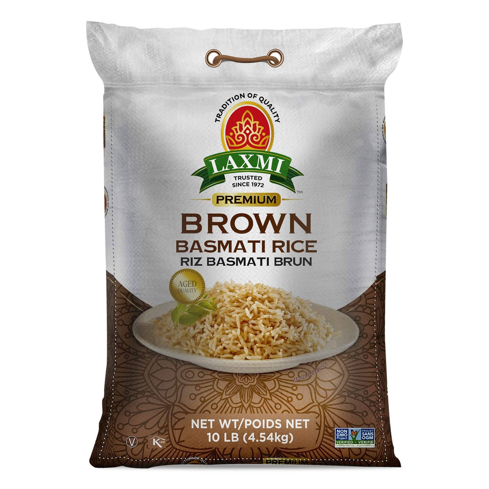 Laxmi Brown Basmati Rice - 10 lbs