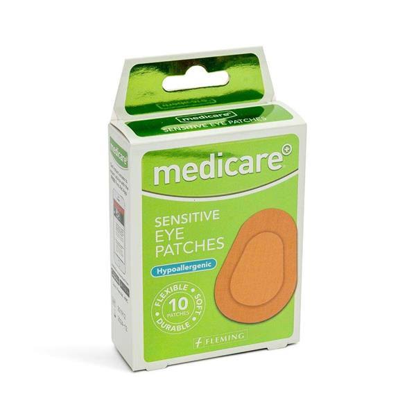 Medicare Sensitive Eye Patch 5.8Cm X 8Cm 10 Pack
