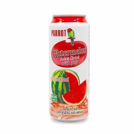 Parrot Watermelon with Pulp Juice - 16.4 Fluid Ounces - Golden Mango Supermarkets - Delivered by Mercato