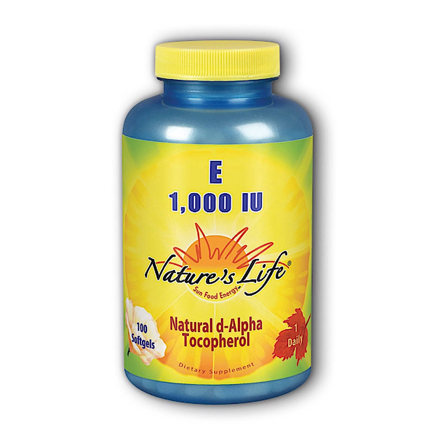 Nature's Life Vitamin E 1000 IU - 100ct