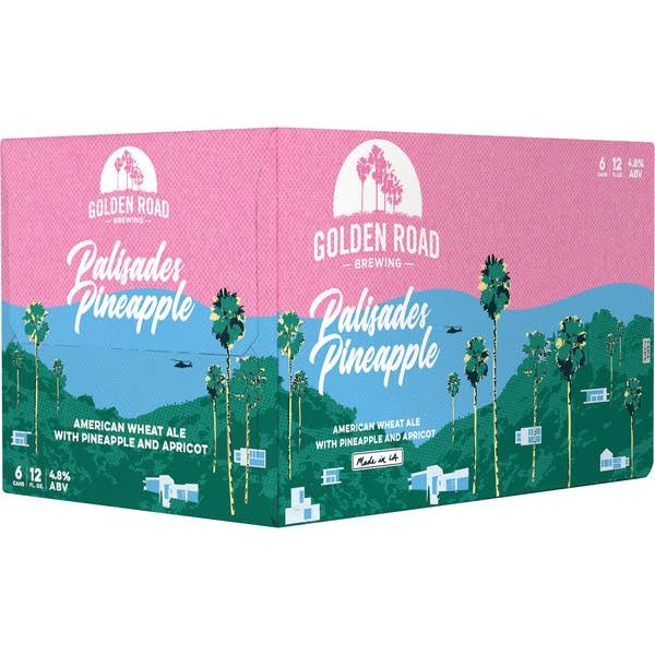Golden Road Brewing Palisades Pineapple Ale Beer Cans