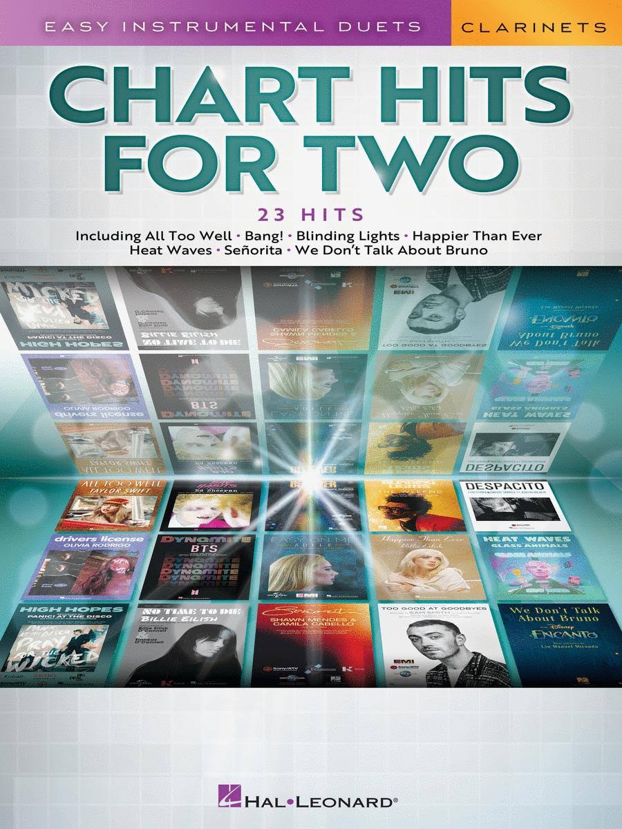 Chart Hits For Two, Easy Instrumental Duets For Two - Clarinet Edition