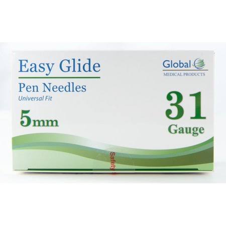 Easy Glide Single Use Pen Needles, 5mm, 31 Gauge, 100ct 31545